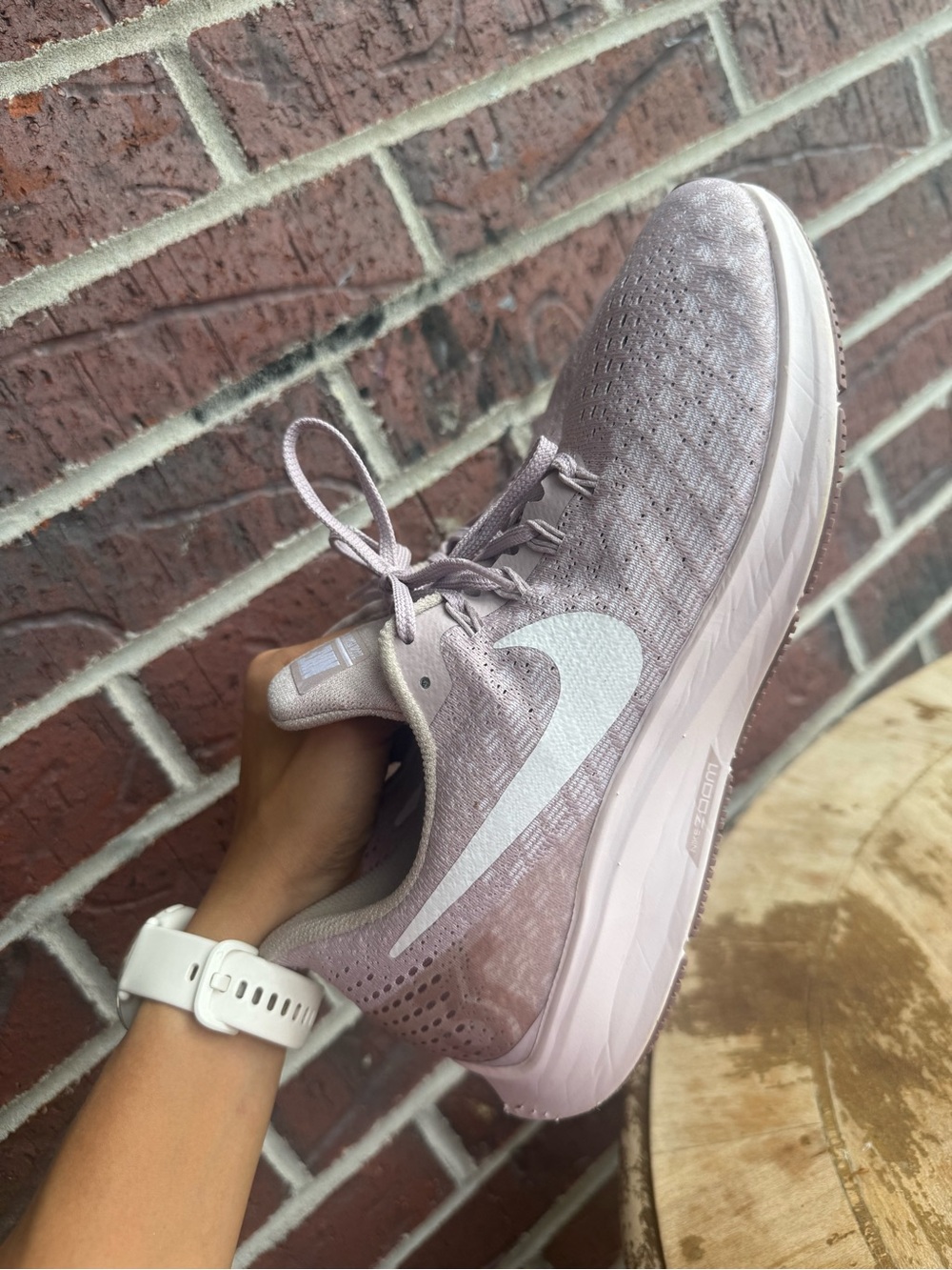 Nike zoom Pegasus 35 Women's Running Shoe - Elemental Rose with White Swoosh